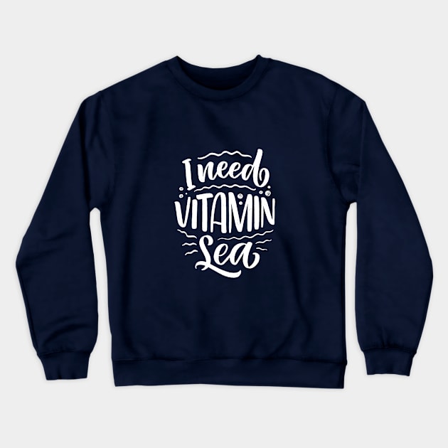 Vitamin Sea Crewneck Sweatshirt by Magniftee